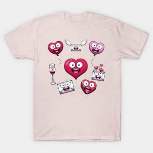 Cute Valentine’s Day Props T-Shirt